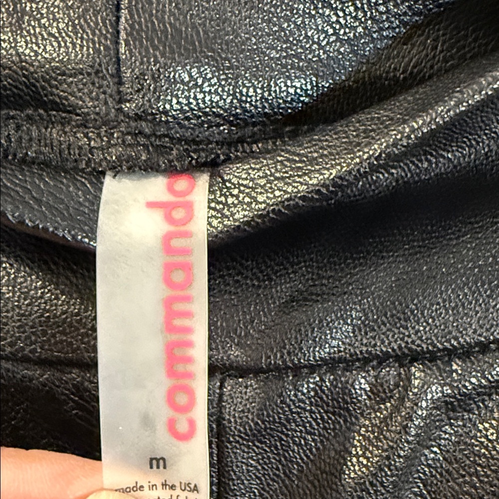 Commando FAUX LEATHER JOGGER black Medium - Picture 8 of 9